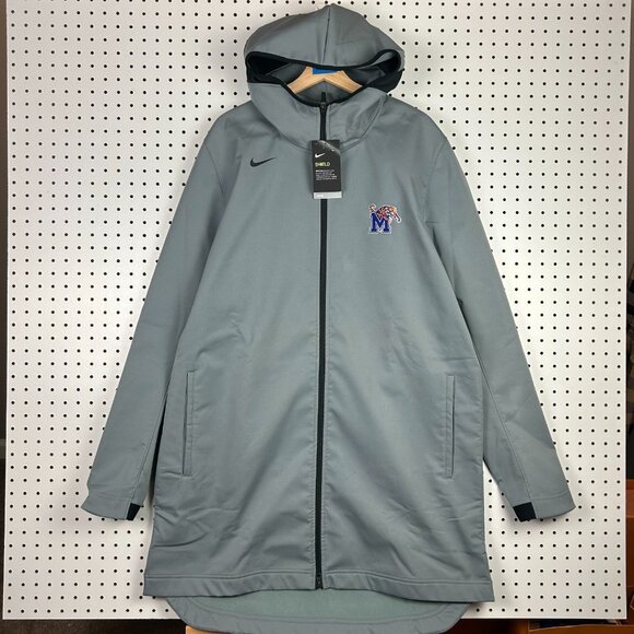 Nike Memphis Tigers Basketball Jacket XL Tall XLT NWT‎ Trench Rain Parka Penny - Picture 1 of 6